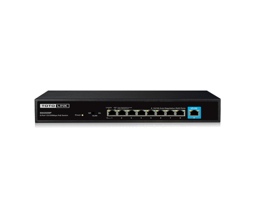 SWITCH POE TOTOLINK SW2009P 8 CỔNG 10/100Mbps