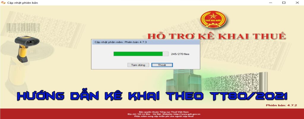 huong dan ke khai theo thong tu TT80 2021