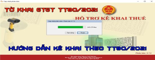 Hướng dẫn kê khai tờ khai GTGT TT80/2021 trên phần mềm HTKK 4.7.3 – Chữ ký số giá rẻ