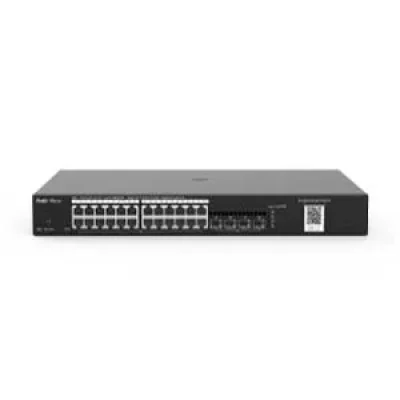 Switch PoE Ruijie RG-NBS3100-48GT4SFP-P – 48 Cổng Gigabit PoE + 4 SFP, Quản Lý Cloud, Công Suất 370W