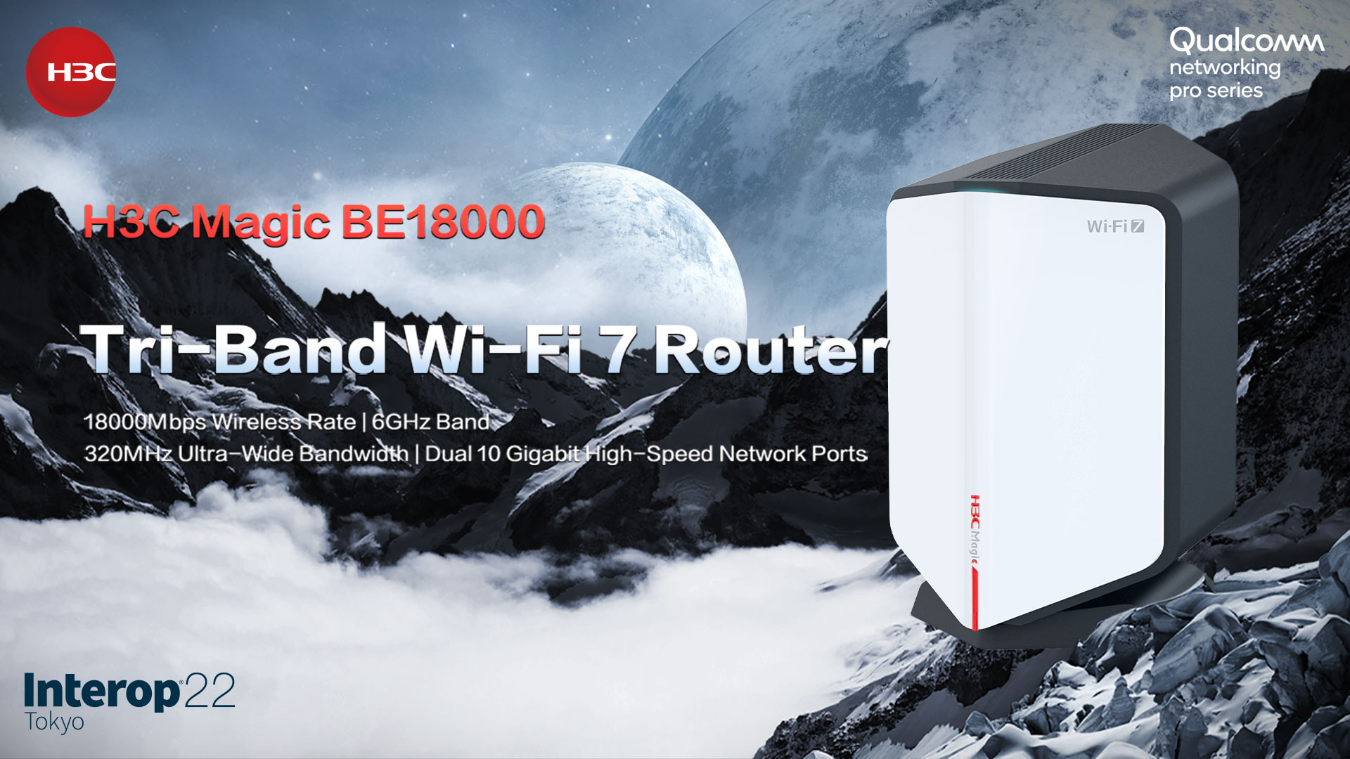 Router WIFI 7 H3C Magic BE18000 - 3 băng tần