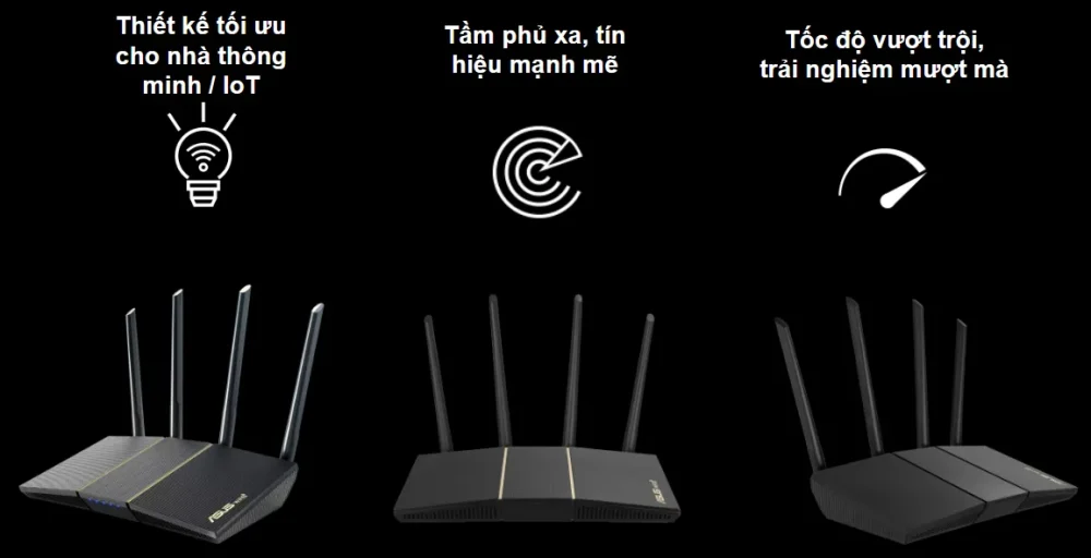 GAMING ROUTER WIFI ASUS RT-AX3000 WIFI 6 MESH - Hình ảnh 5
