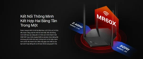 ROUTER WIFI MERCUSYS MR60X WIFI 6 - WIFI MESH - Hình ảnh 2