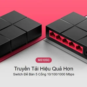 SWITCH MERCUSYS MS105G - 5 PORT GIGABIT - Hình ảnh 2