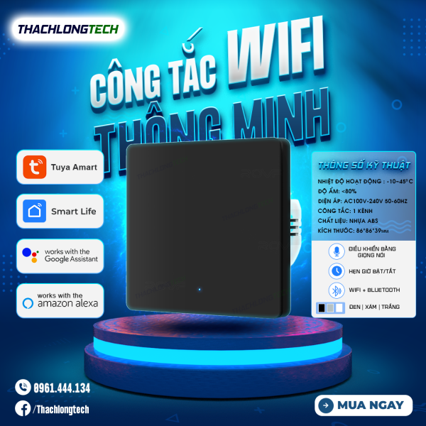 CÔNG TẮC WIFI THÔNG MINH - 1 KÊNH