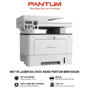 Máy in laser Pantum BM5100ADN đa chức năng - màu đen/trắng - USB/Ethernet 