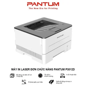 MÁY IN LASER Pantum P3012D ĐƠN NĂNG - MÀU ĐEN/TRẮNG - USB