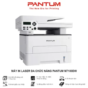 Máy in laser Pantum M7100DW đa chức năng - màu đen/trắng - USB/Ethernet/WiFi