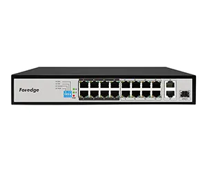 Switch POE Foredge AI6016 – 16 cổng POE + 2 Giga + 1 SFP | Giá tốt tại Đà Nẵng