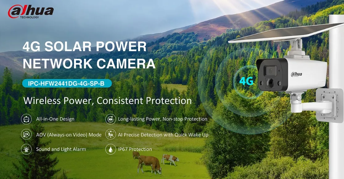 Camera HFW2441DG 4G SP B 11zon