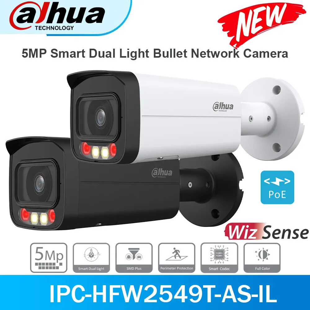 Camera IP DH-IPC-HFW2549T-AS-IL Dahua - 5mp - Có màu 24/24