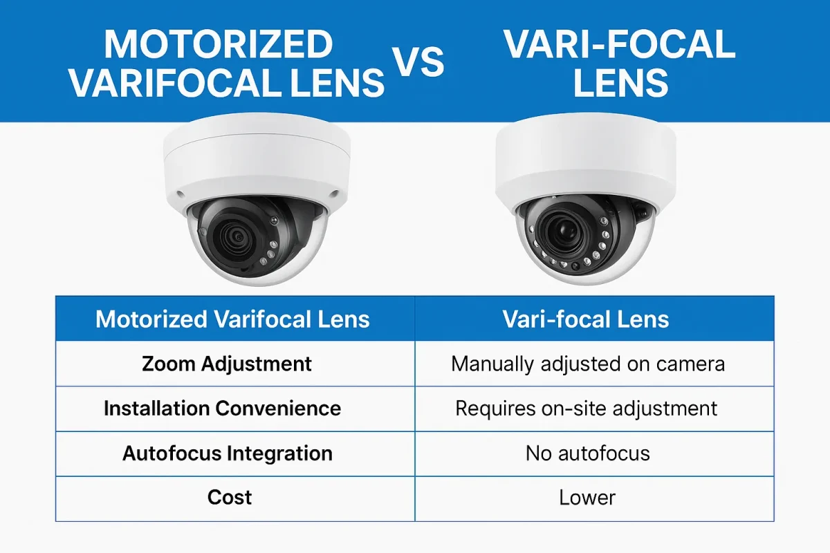 So Sánh Motorized VF Và Vari-focal Lens