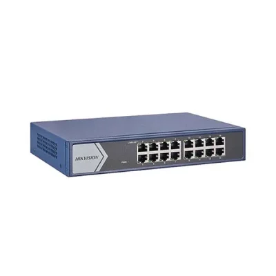 Switch Hikvision DS-3E1516-EI – 16 cổng RJ45, quản lý thông minh, vỏ kim loại