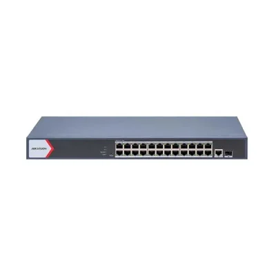 Switch PoE Hikvision DS-3E1526P-EI/M – 24 cổng Gigabit, quản lý thông minh, công suất 230W